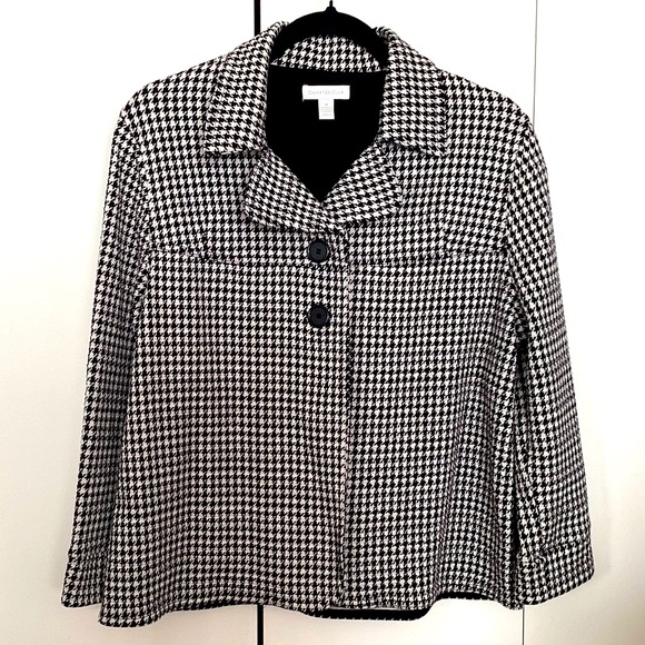 Houndstooth light jacket. M - Picture 1 of 2